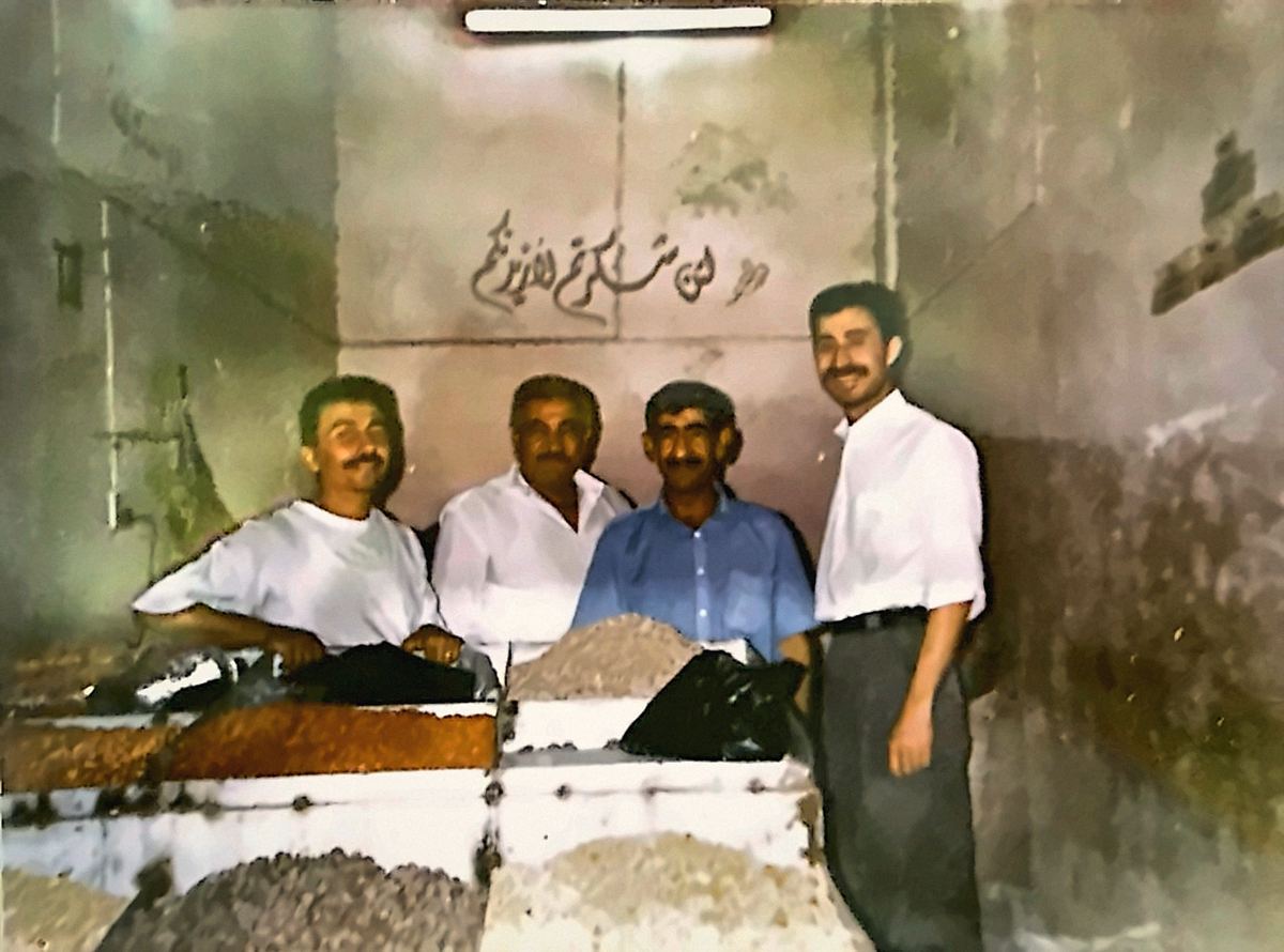 The early Chalabi shop in Qaysariyah Bazaar